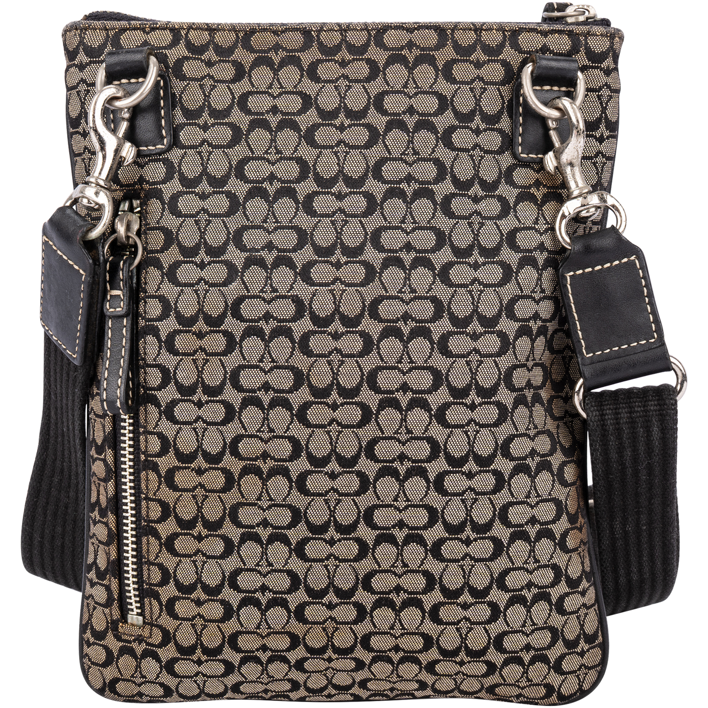 Coach Monogram Hobo Crossbody Shoulder Bag