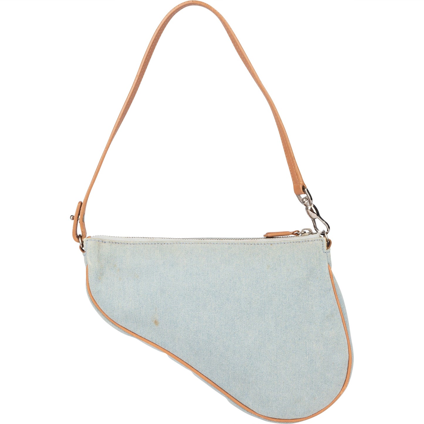Christian Dior Denim Mini Saddle Handbag
