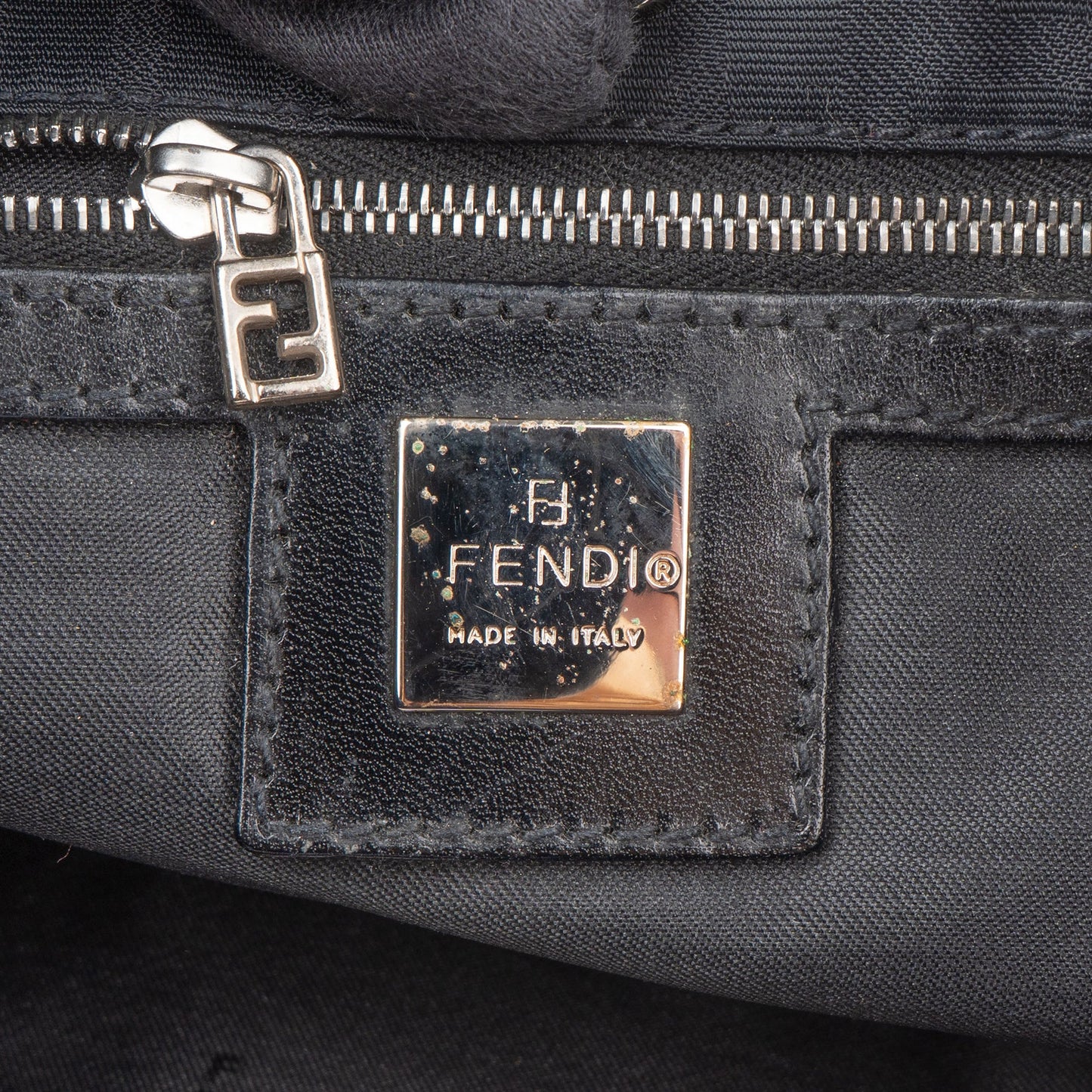 Fendi FF Monogram Zucca Shoulder Bag