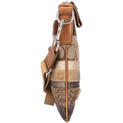 Coach Monogram Hobo Crossbody Schultertasche