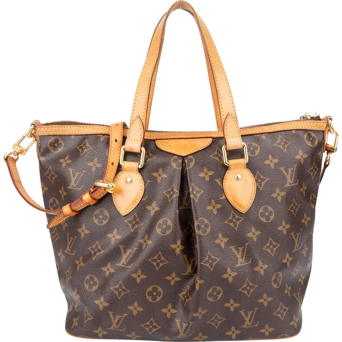 Louis Vuitton Canvas Monogram Palermo PM Handbag