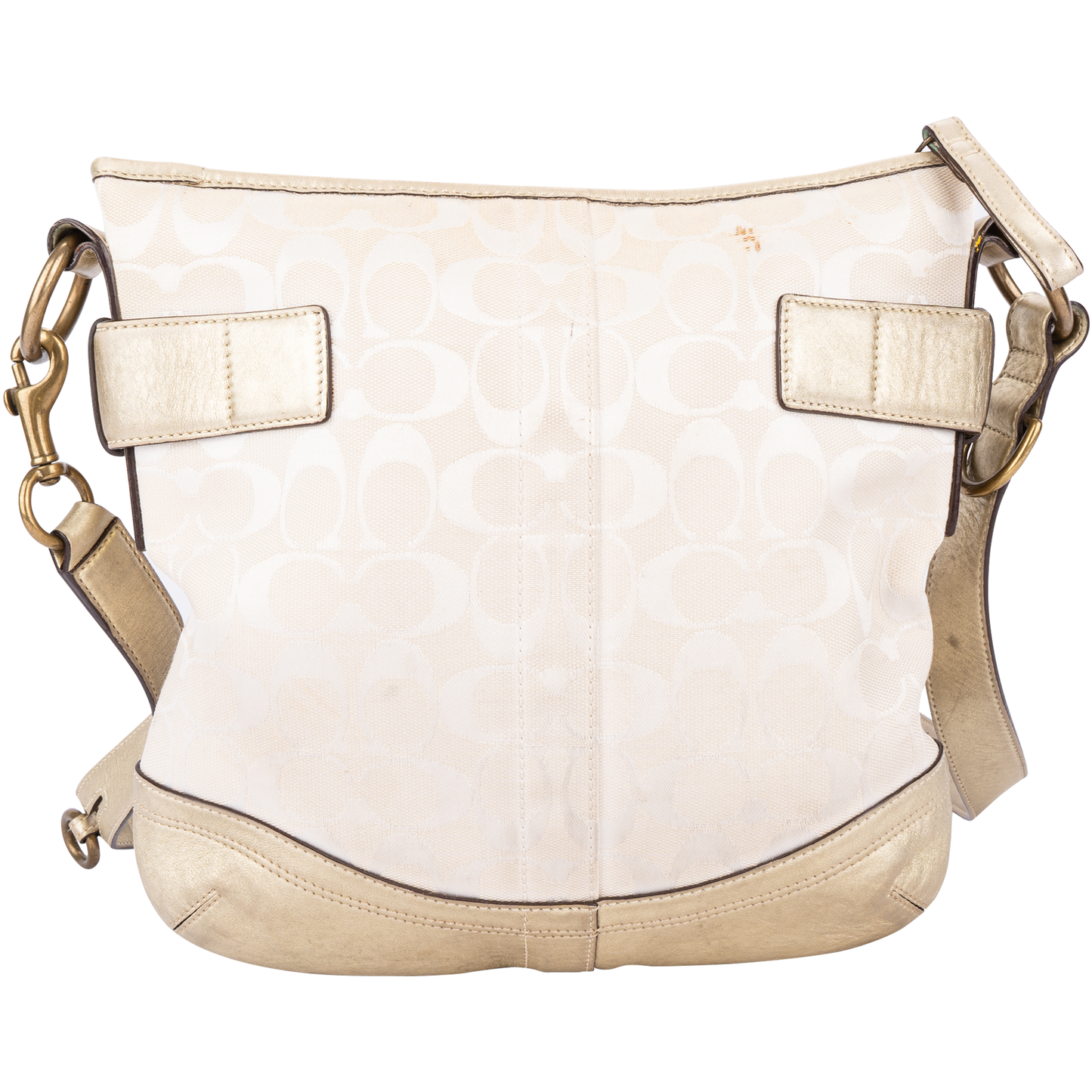 Coach Monogram Hobo Crossbody Shoulder Bag