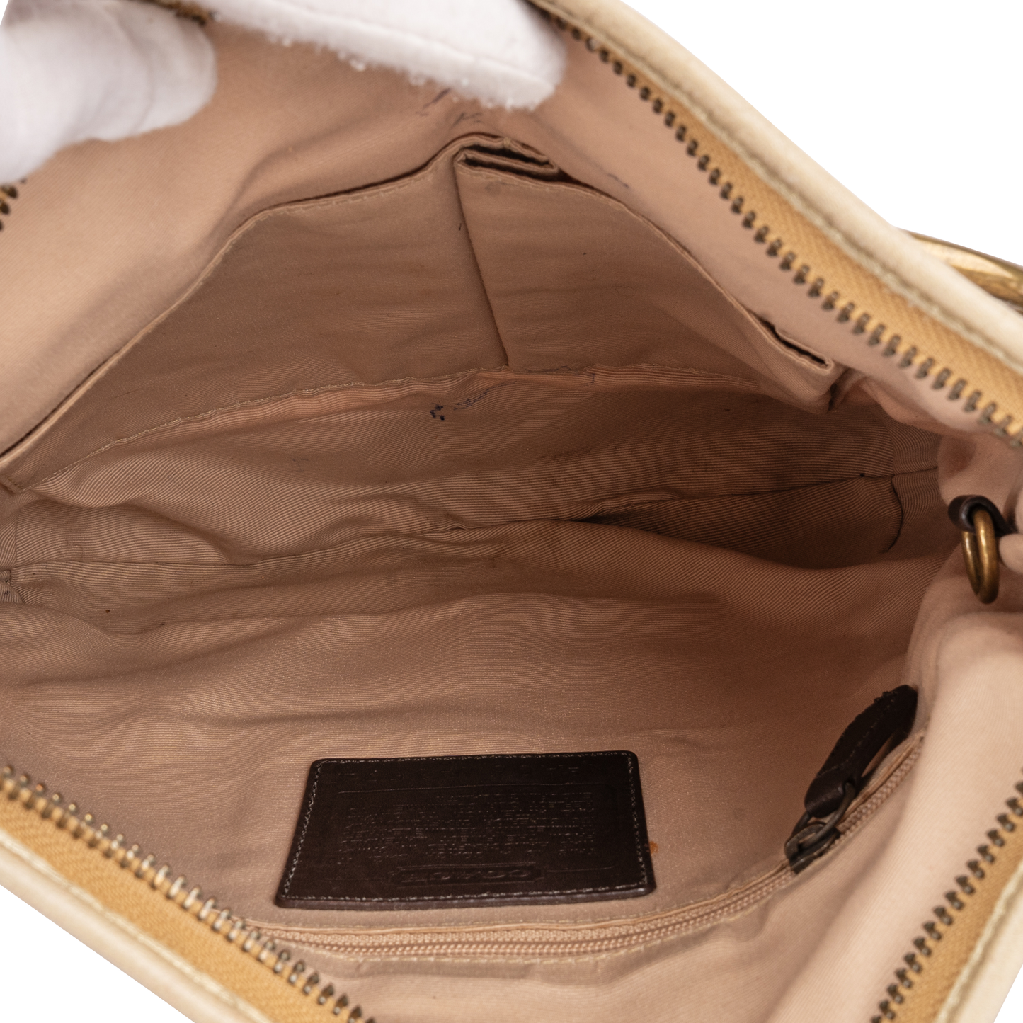 Coach Monogram Hobo Crossbody Shoulder Bag