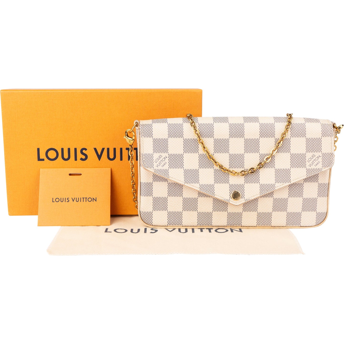 Louis Vuitton Damier Azur Monogram Felicie Crossbody Bag