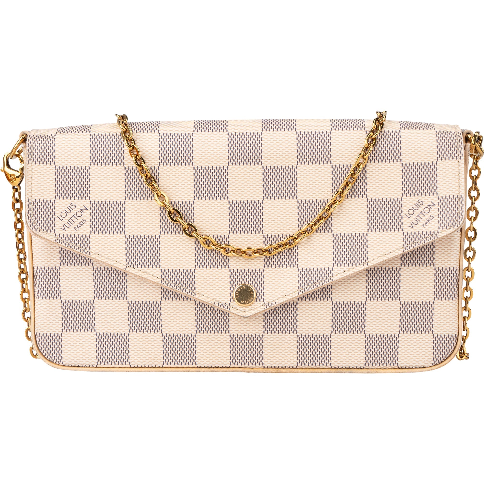Louis Vuitton Damier Azur Monogram Felicie Crossbody Bag