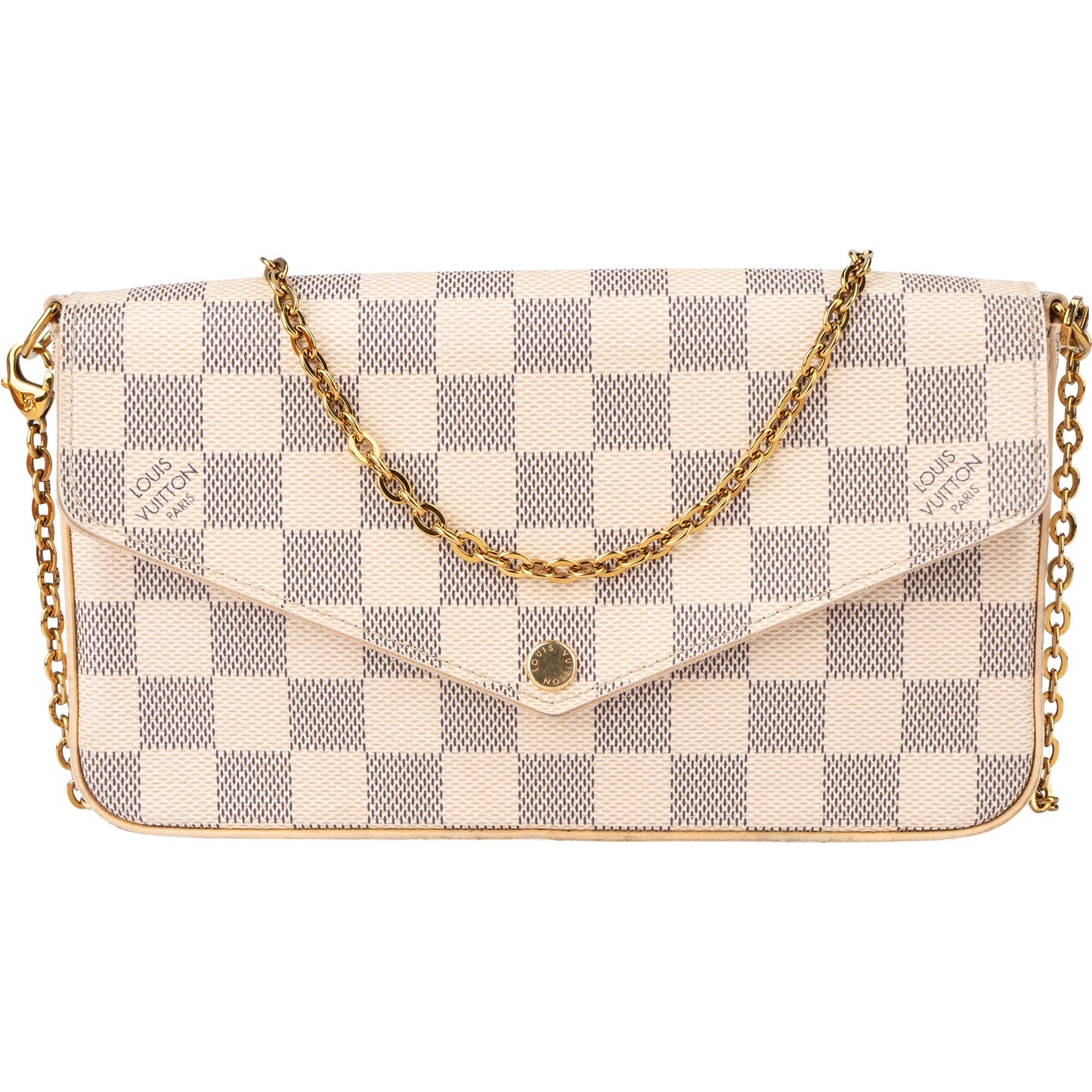 Louis Vuitton Damier Azur Monogram Felicie Crossbody Bag