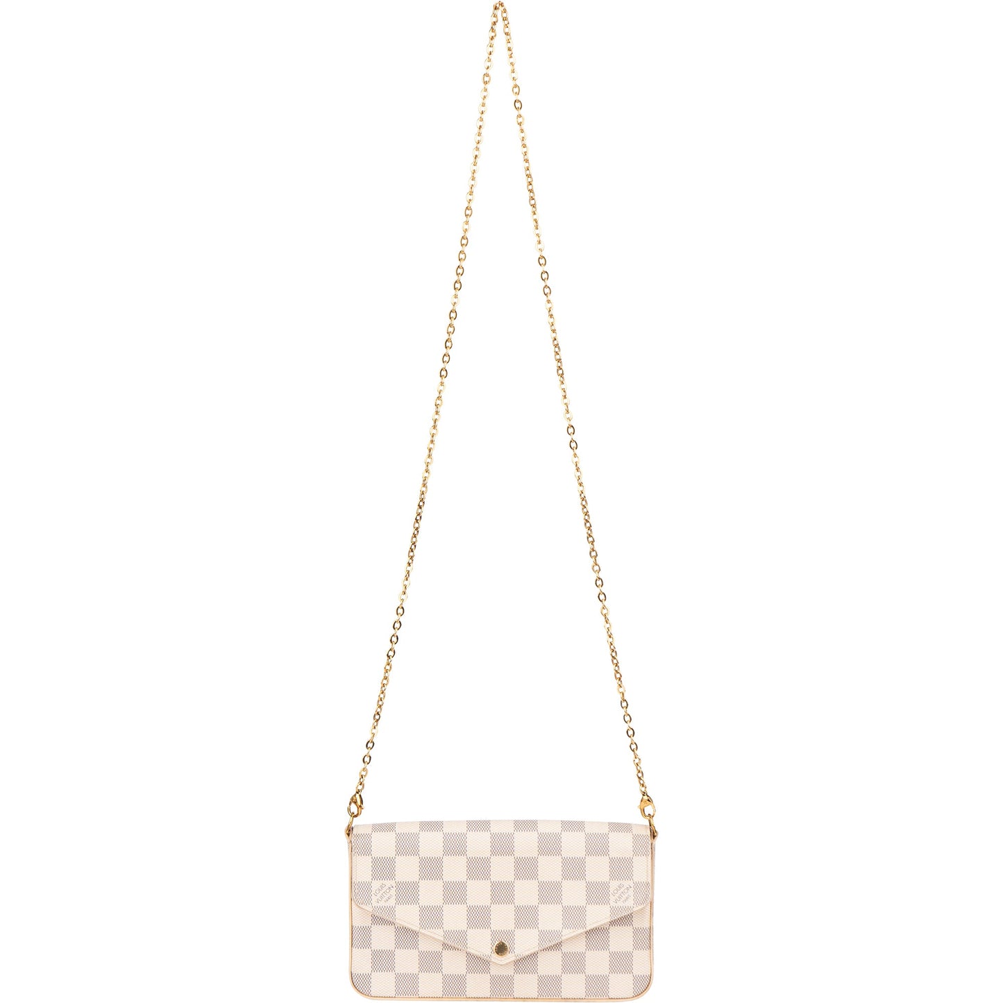 Louis Vuitton Damier Azur Monogram Felicie Crossbody Bag