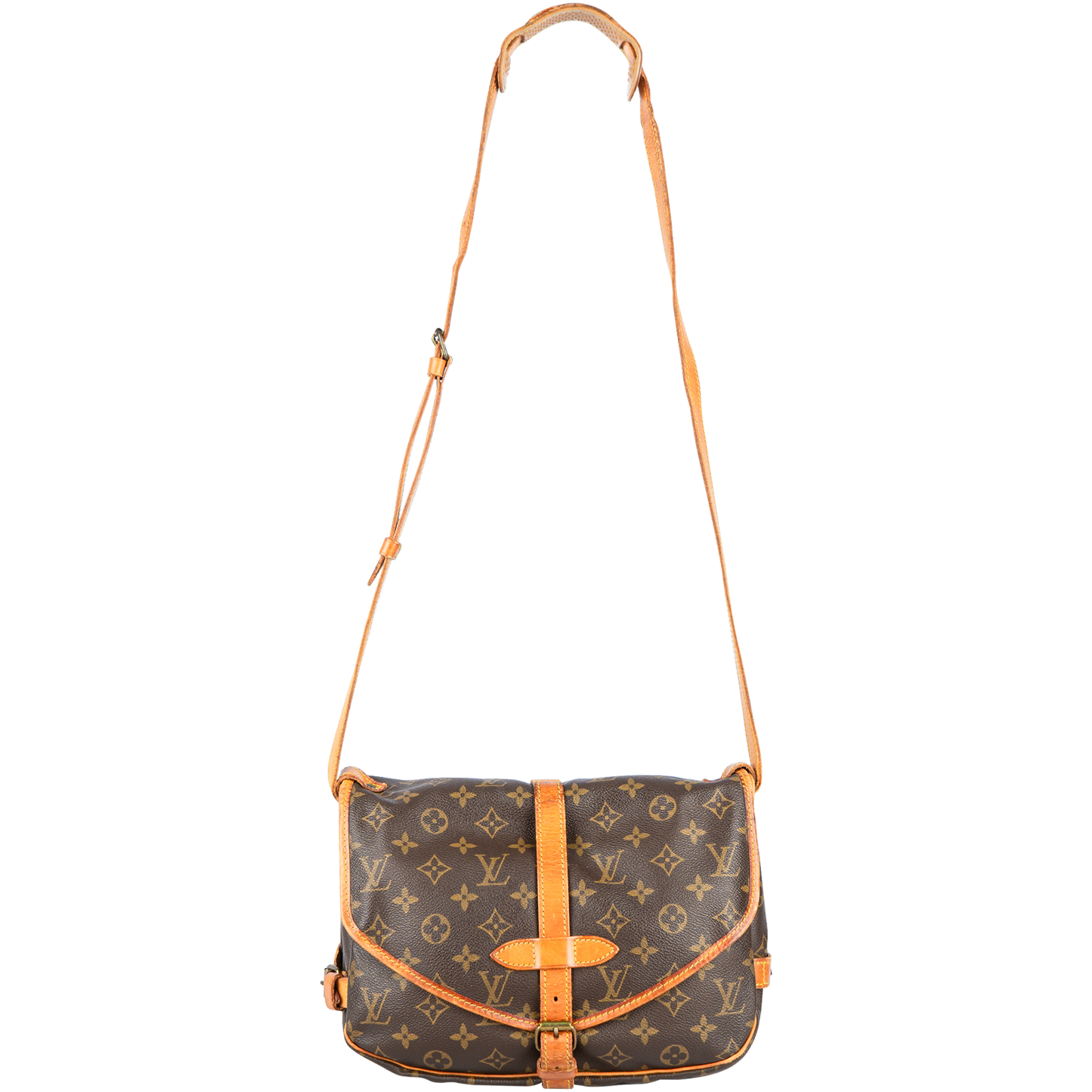 Louis Vuitton Canvas Monogram Saumur 30 Crossbody Bag