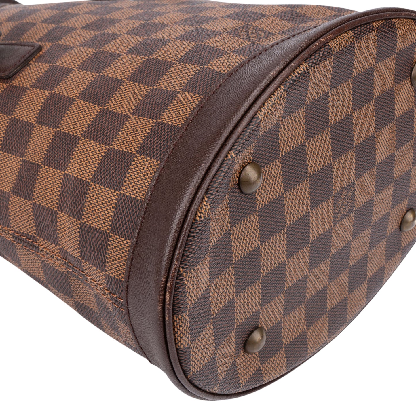 Louis Vuitton Damier Ebene Monogram Bucket Bag PM Handbag