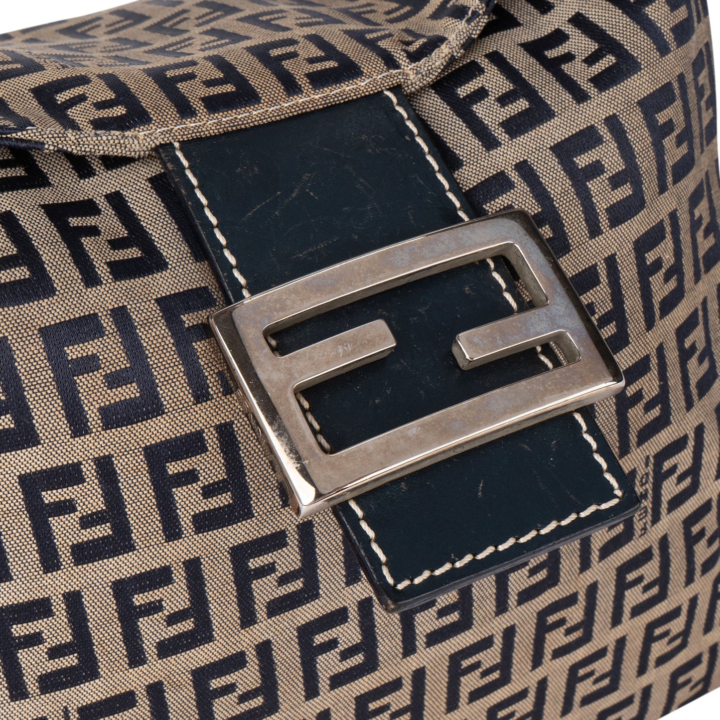 Fendi FF Monogram Baguette Handbag