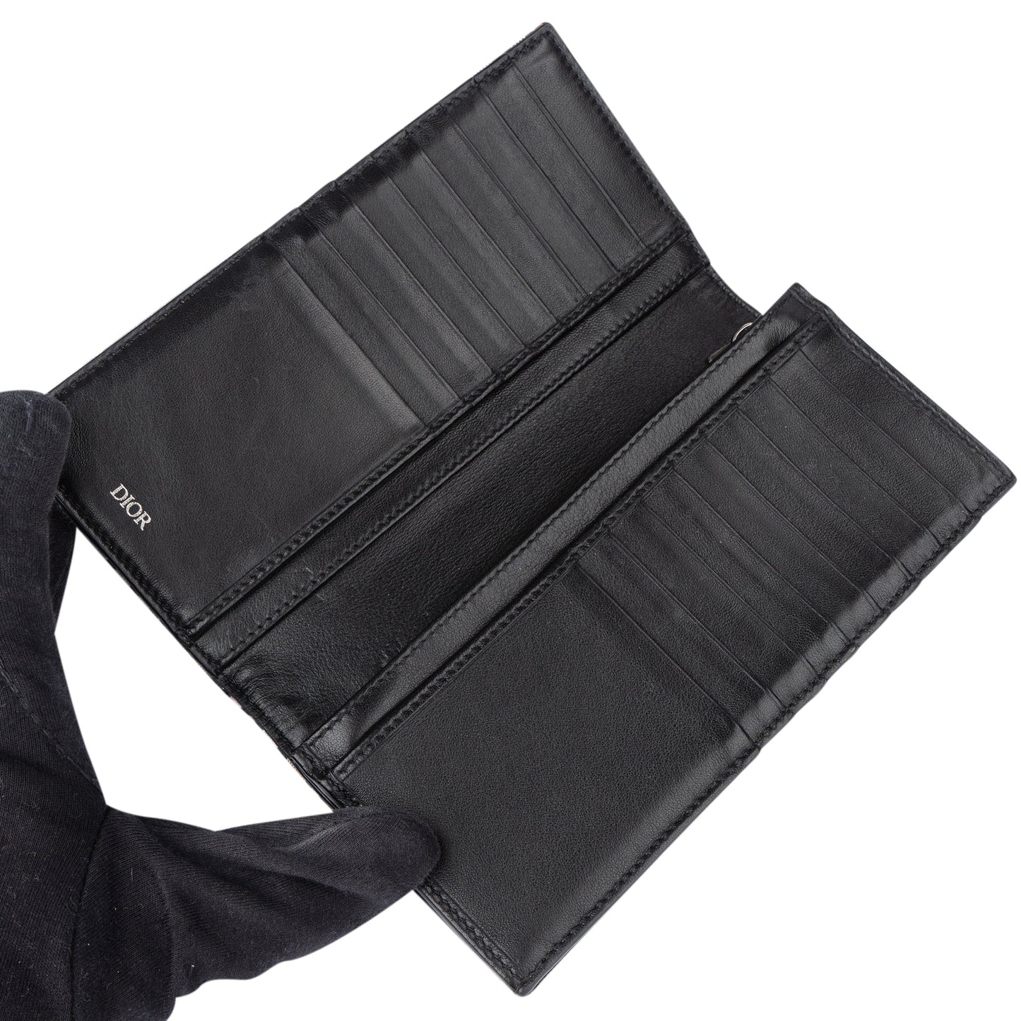 Christian Dior Trotter Monogram Vertical Wallet