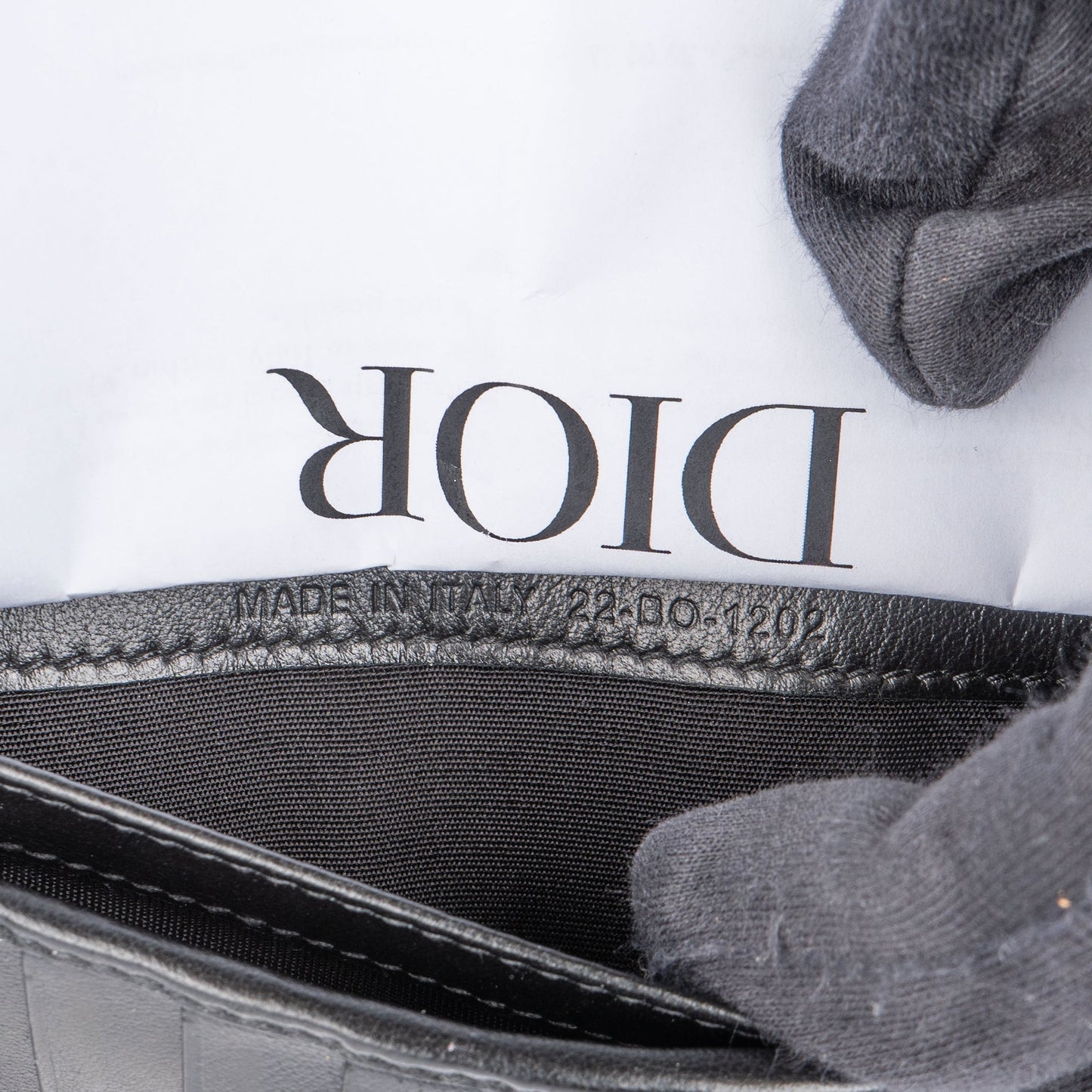 Christian Dior Trotter Monogram Vertical Wallet