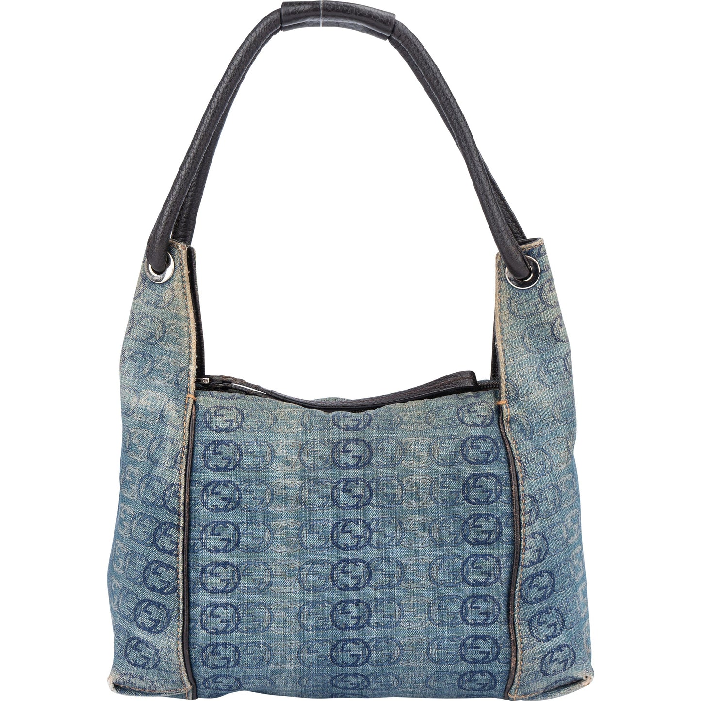 Gucci Denim GG Monogram Handbag