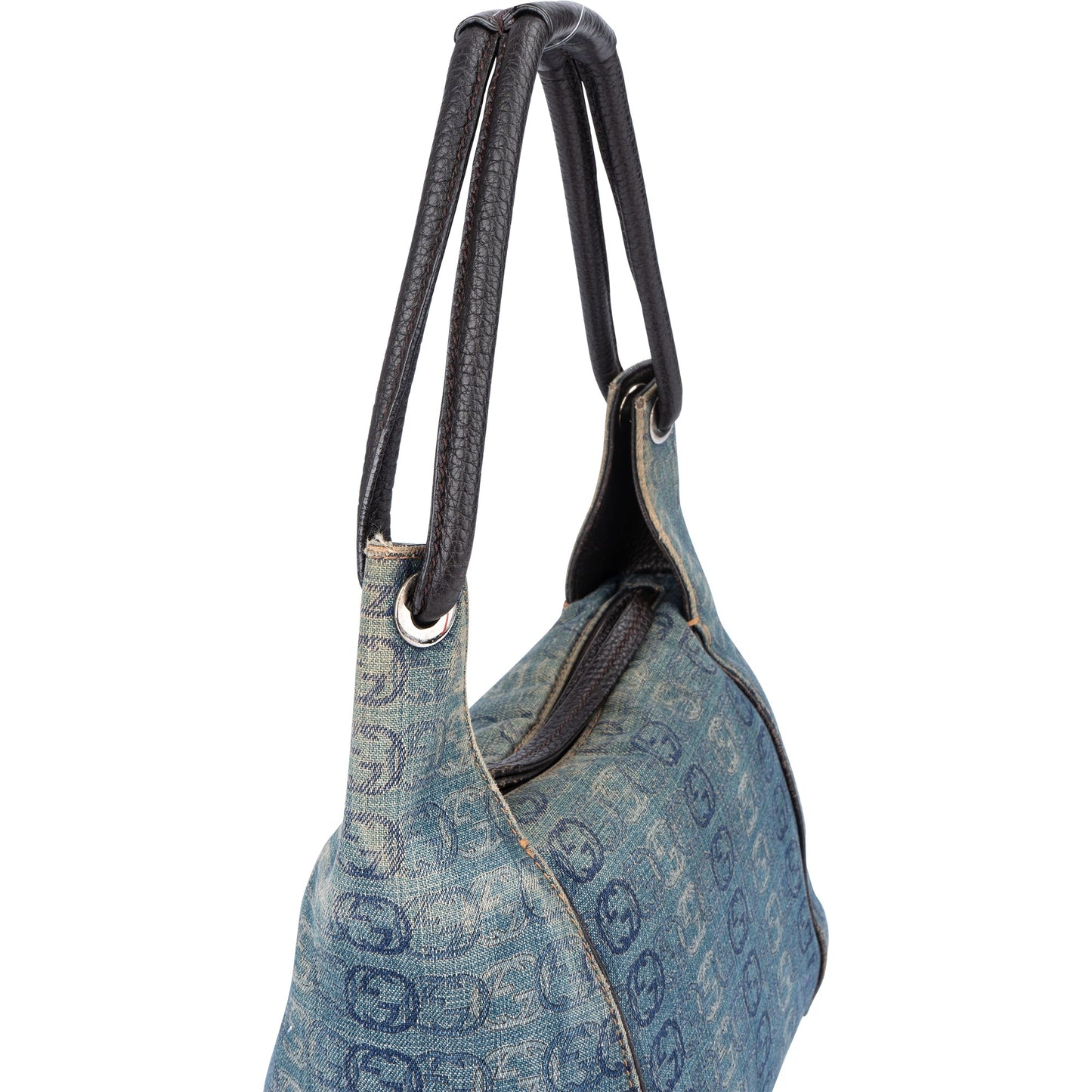 Gucci Denim GG Monogram Handbag