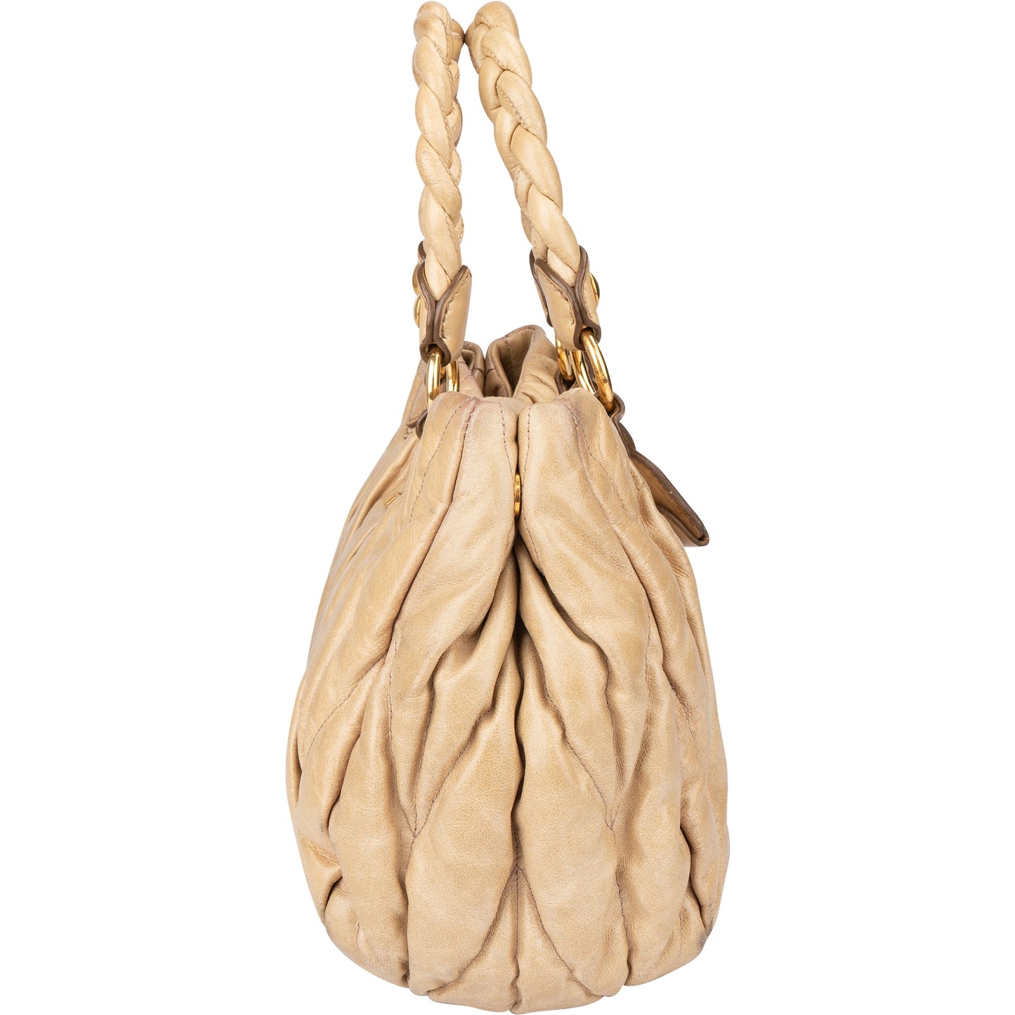 Miu Miu Quilted Leather Handbag