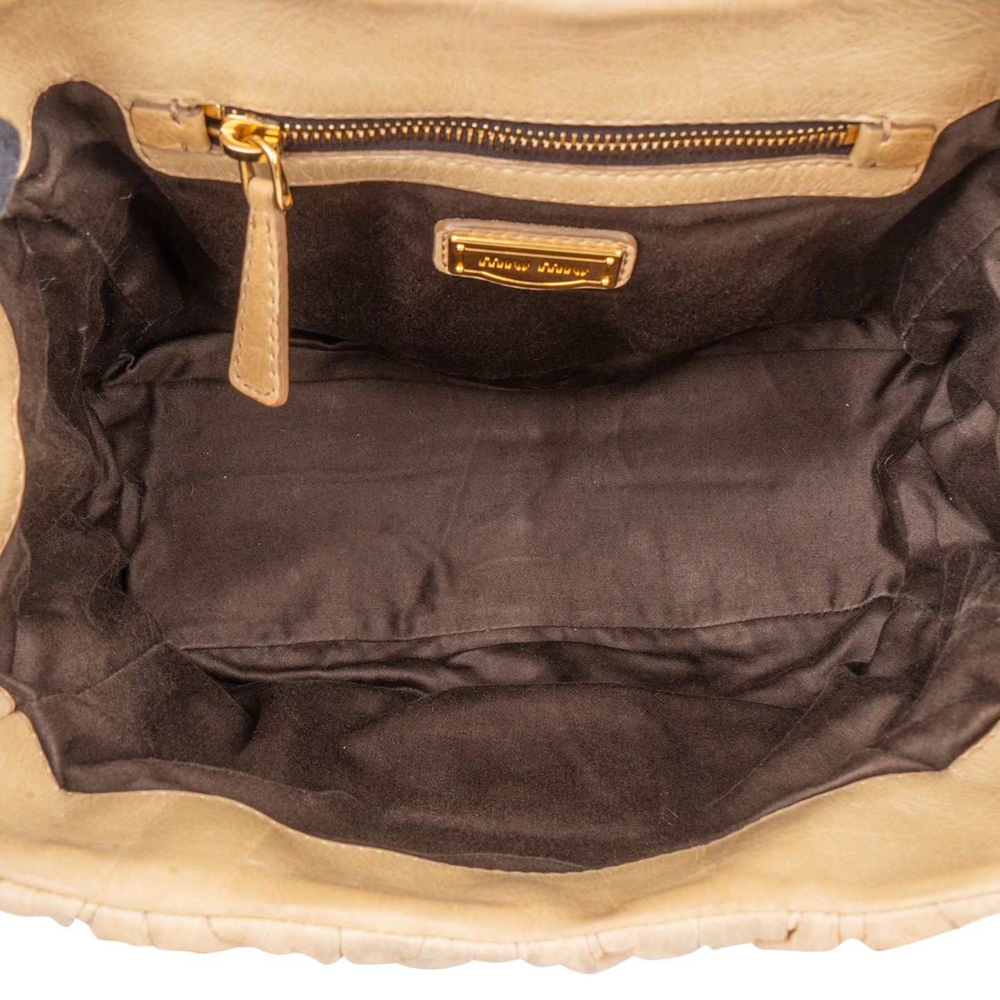 Miu Miu Quilted Leather Handbag