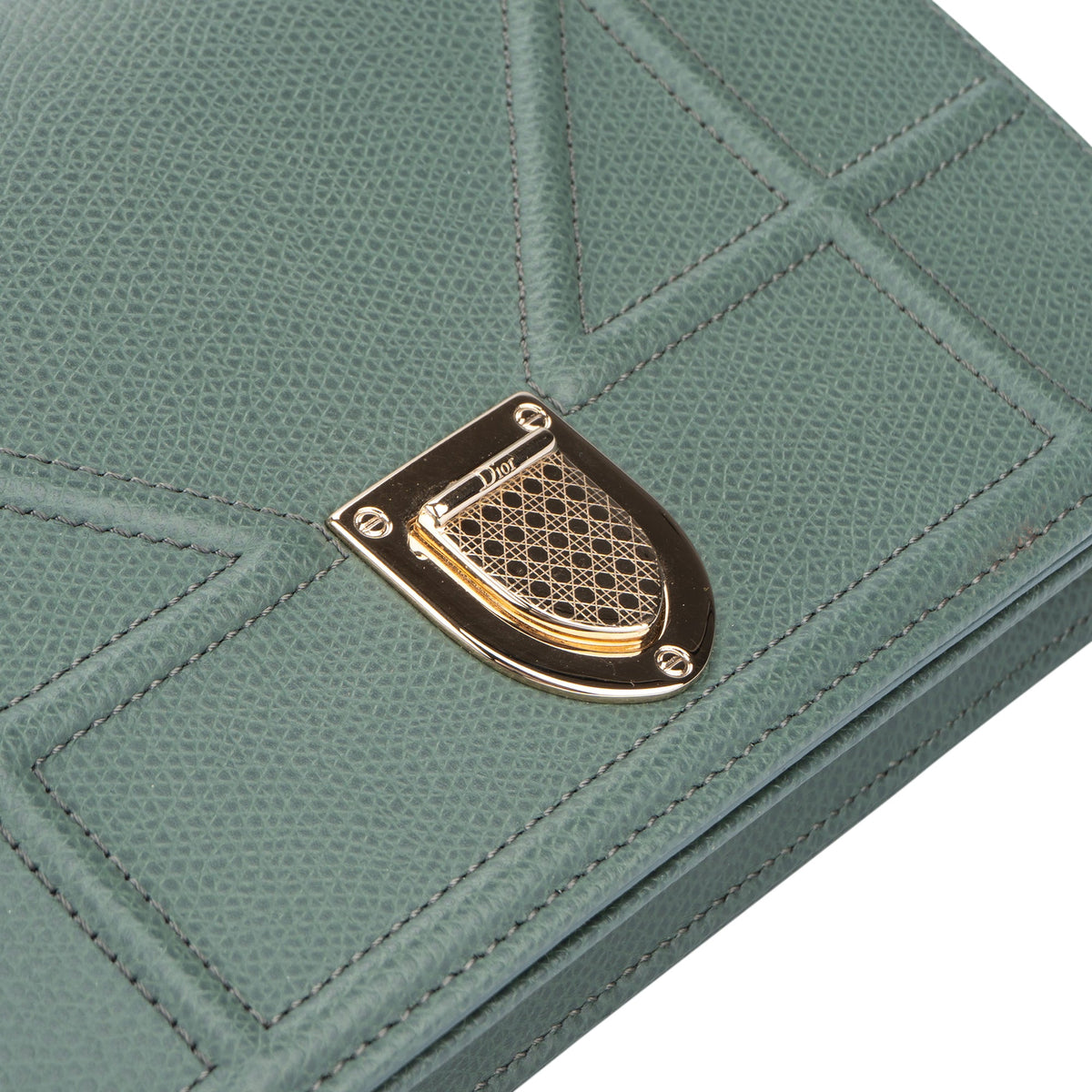 Dior Diorama Wallet on Chain aus Leder – Ansicht 9