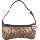 Gucci GG Monogram Crystal Pochette