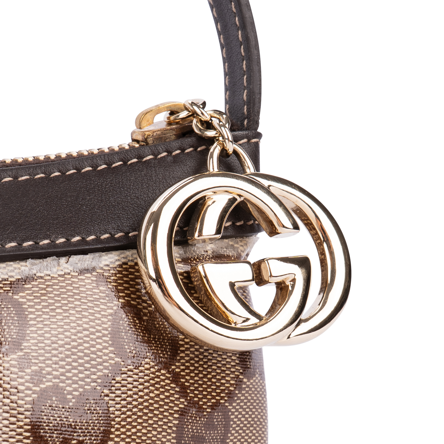 Gucci GG Monogram Crystal Pochette