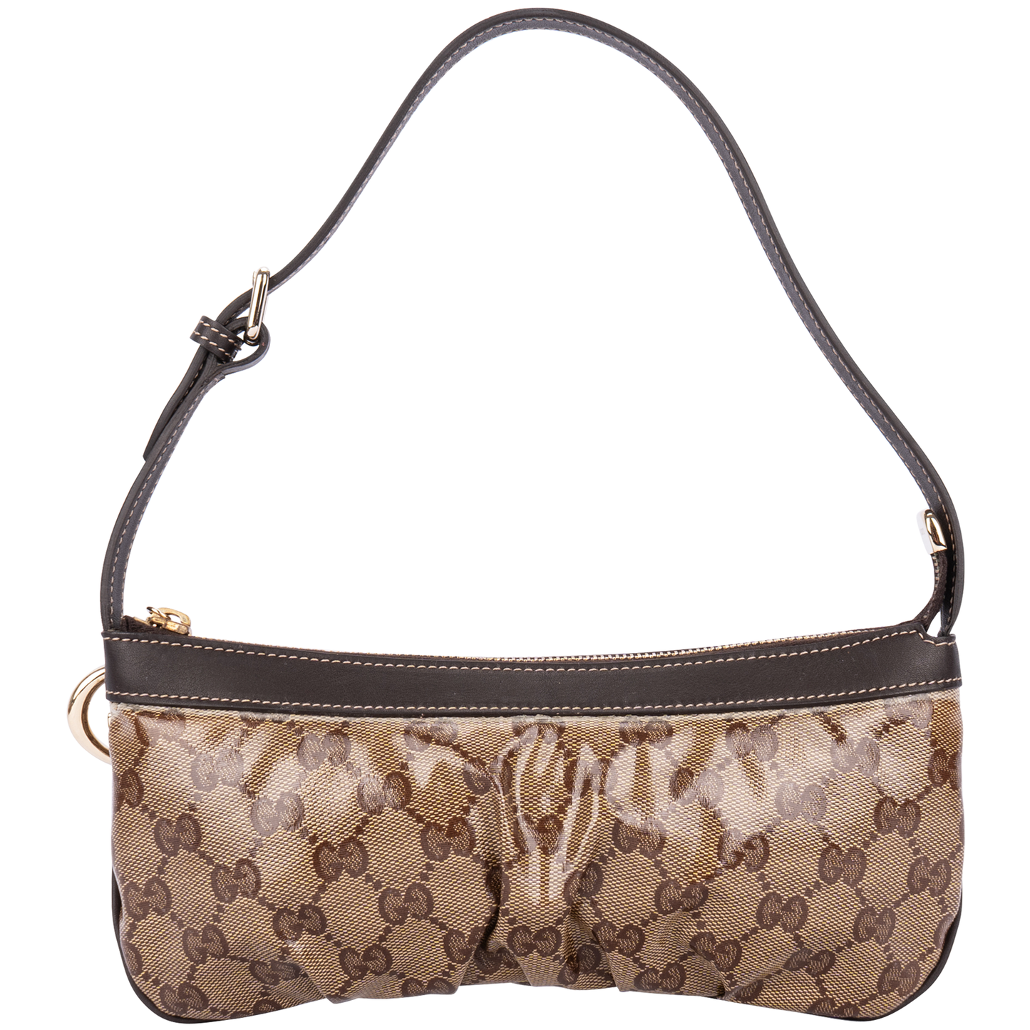 Gucci GG Monogram Crystal Pochette