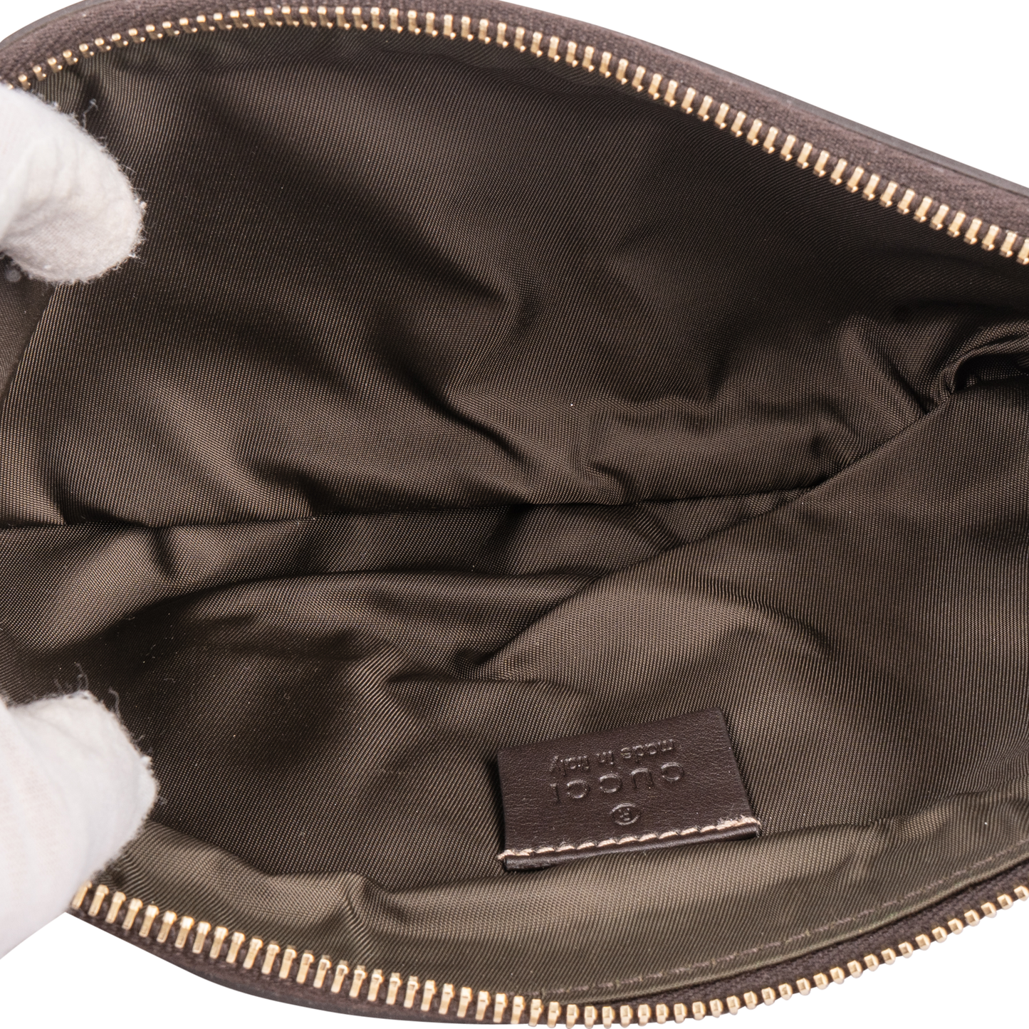 Gucci GG Monogram Crystal Pochette