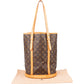 Louis Vuitton Canvas Monogram Bucket Bag GM Shoulder Bag