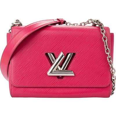 Louis Vuitton Pink Epi Leather Twist Crossbody Bag