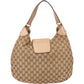 Gucci GG Monogram Horsebit Hobo Shoulder Bag