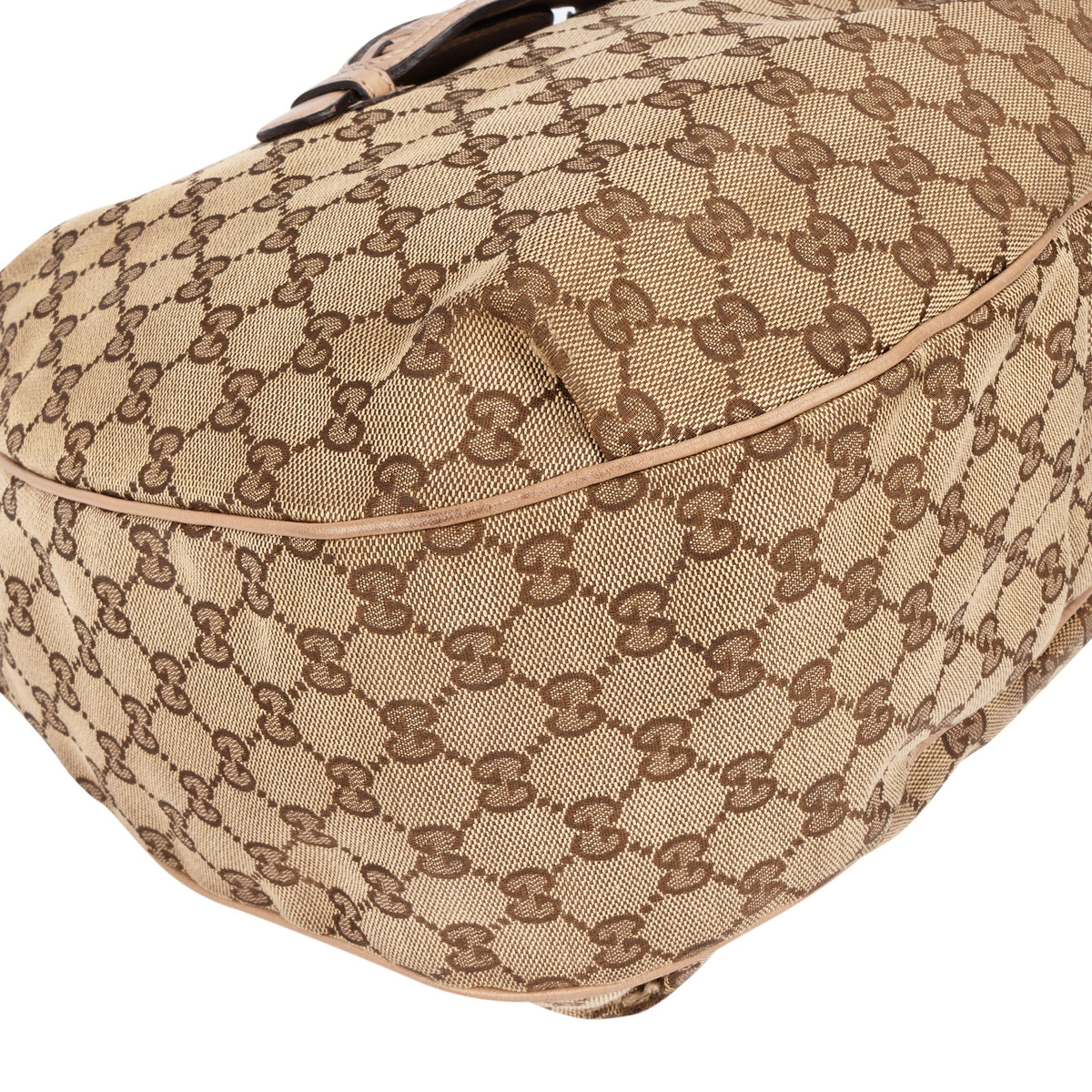 Gucci GG Monogram Horsebit Hobo Shoulder Bag