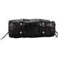 Miu Miu Black Leather Vitello Lux Top Handle Bag