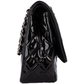 Chanel Quilted Patent Leather Maxi Double Flap Crossbody Bag