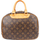 Louis Vuitton Canvas Monogram Trouville Handbag