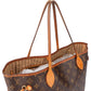 Louis Vuitton Canvas Monogram Neverfull MM Shopper Handbag
