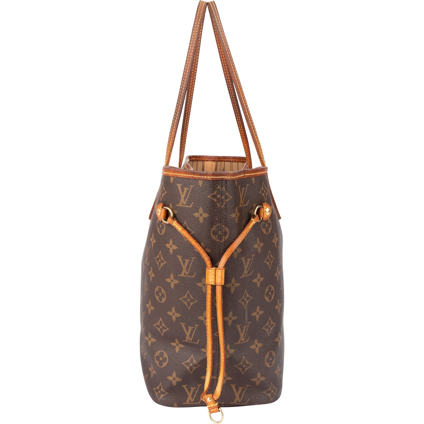 Louis Vuitton Canvas Monogram Neverfull MM Shopper Handbag