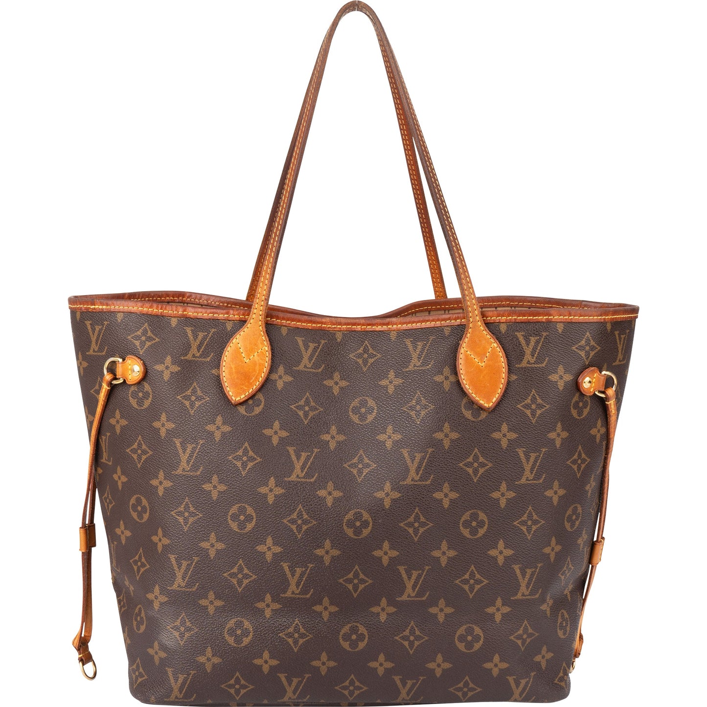 Louis Vuitton Canvas Monogram Neverfull MM Shopper Handbag