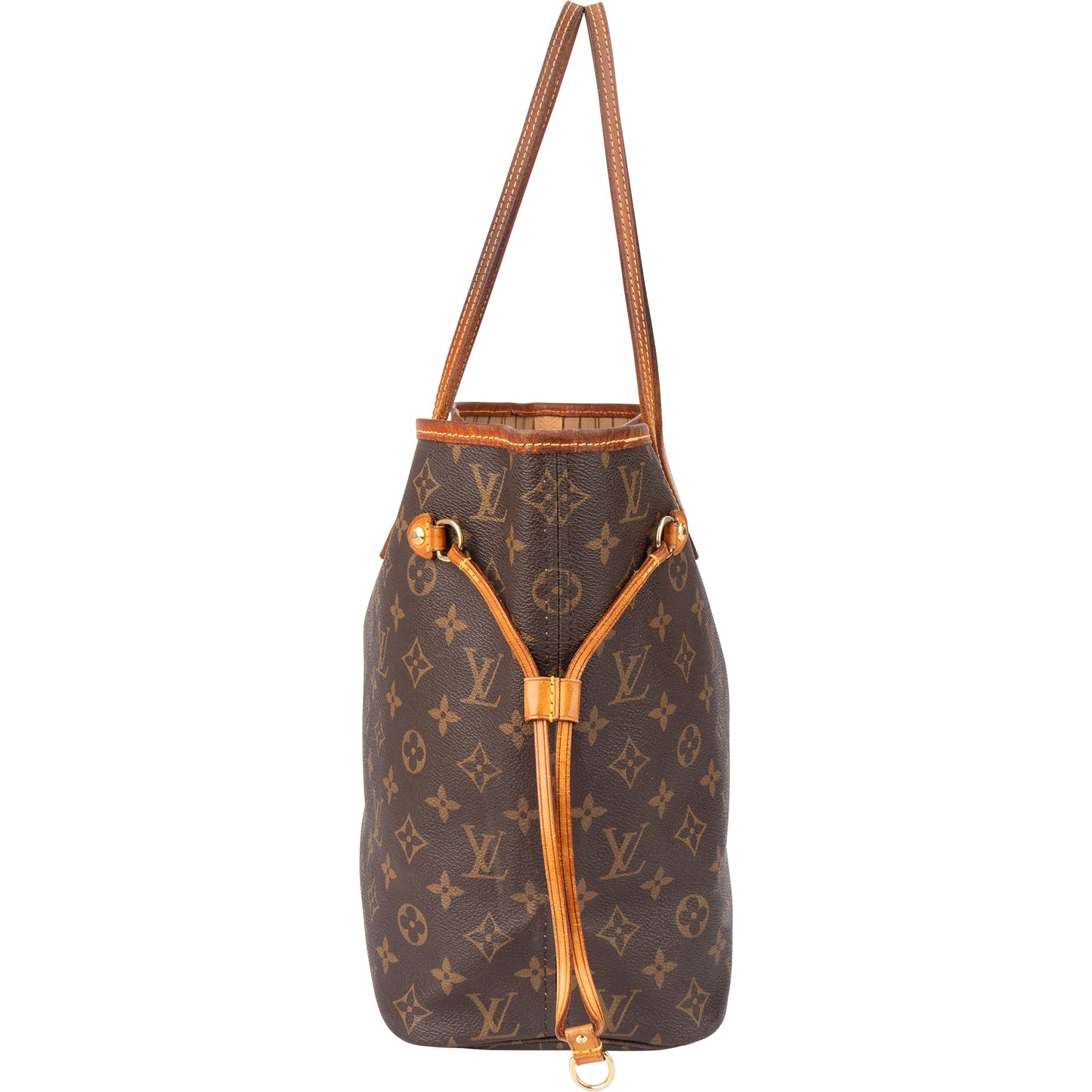 Louis Vuitton Canvas Monogram Neverfull MM Shopper Handbag