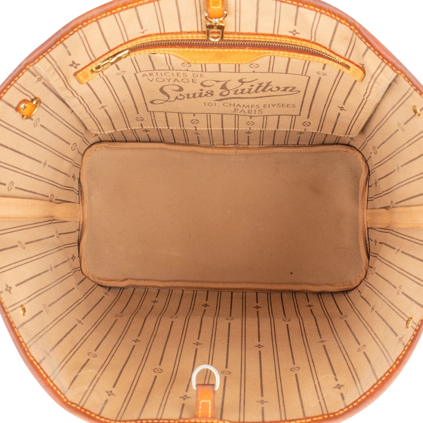 Louis Vuitton Canvas Monogram Neverfull MM Shopper Handbag