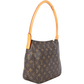Louis Vuitton Canvas Monogram Looping MM Shoulder Bag