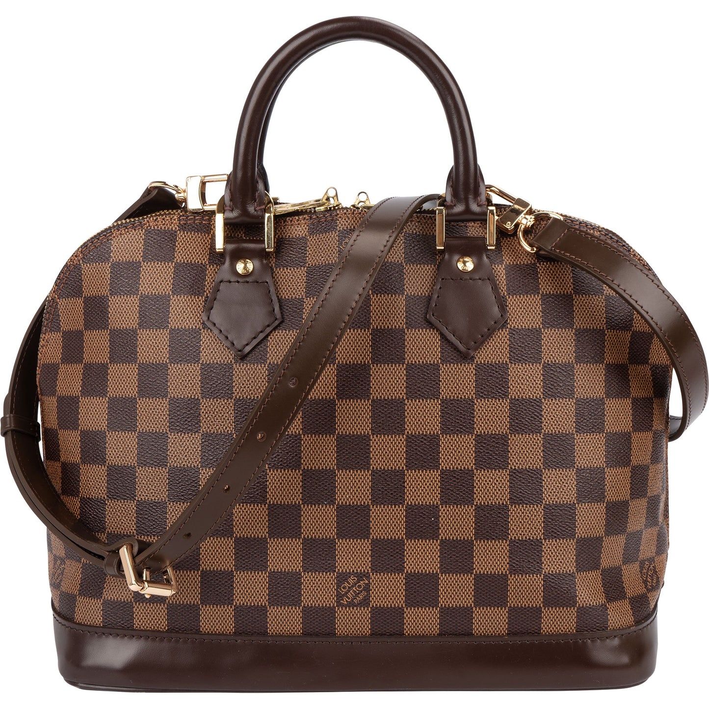 Louis Vuitton Monogram Damier Ebene Alma PM Handbag