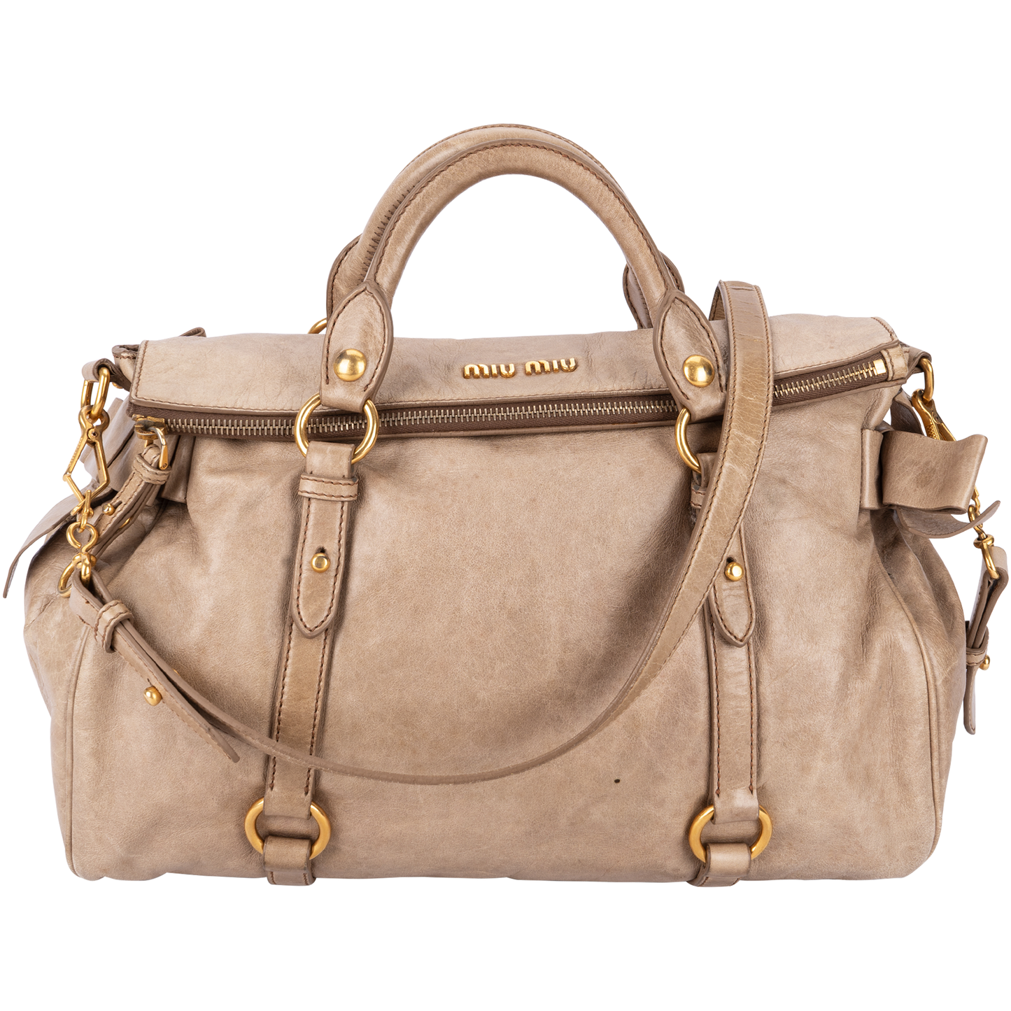 Miu Miu Leather City Crossbody Handbag