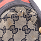 Gucci GG Monogram Sherry Bamboo Handbag