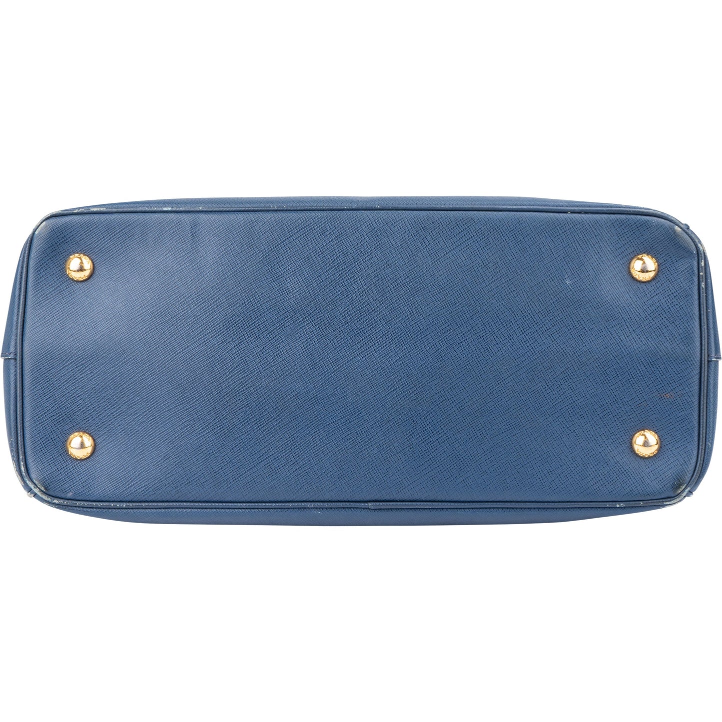 Prada Blue Saffiano Leather Galleria Handbag