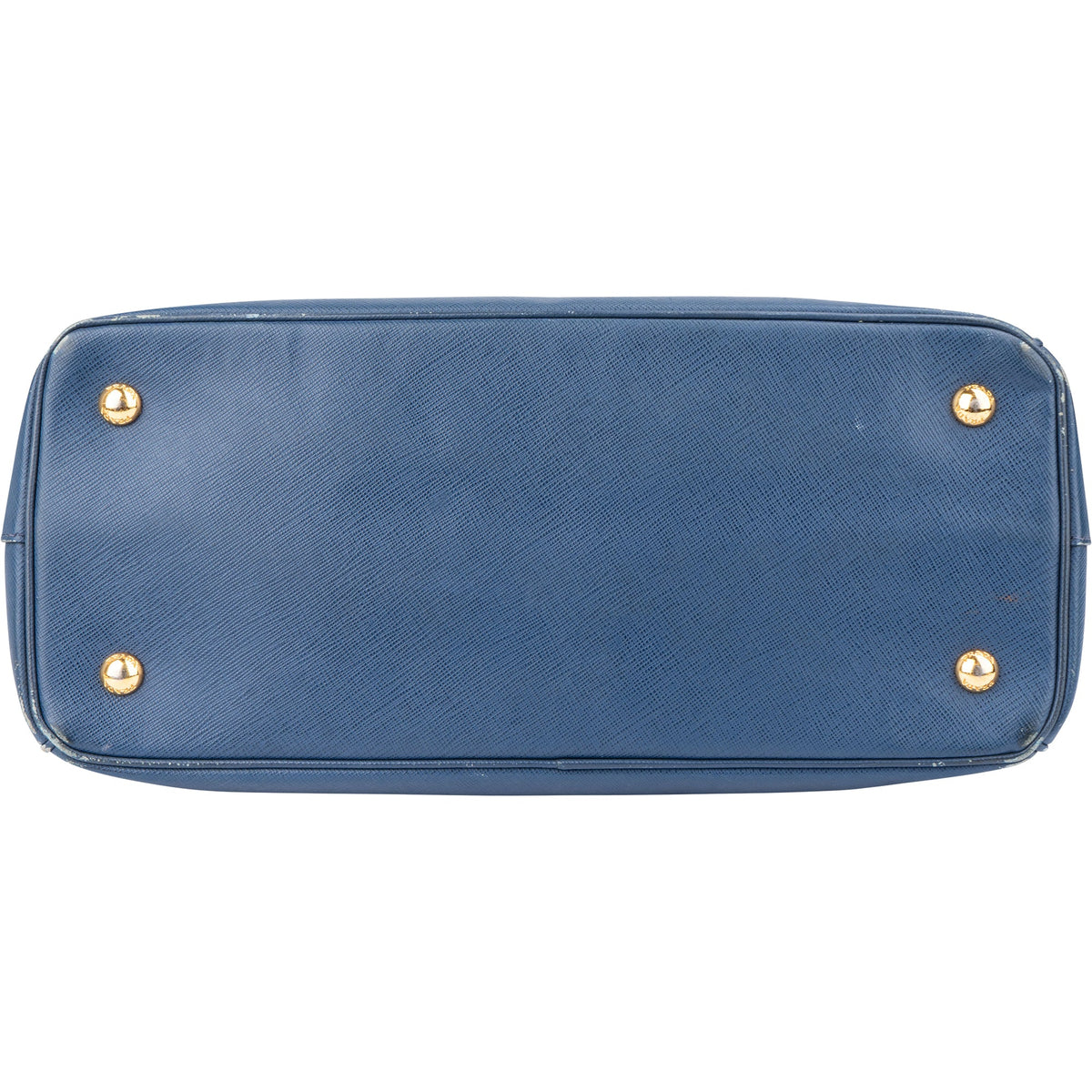 Prada Blue Saffiano Leather Galleria Handbag