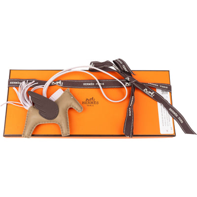 Hermès Tricolor Leather Rodeo Pegase PM Pendant