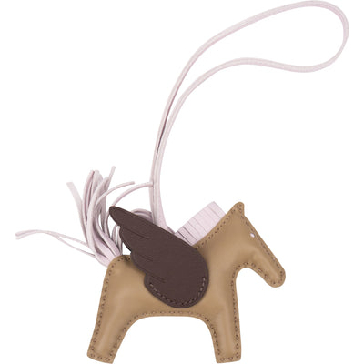 Hermès Tricolor Leather Rodeo Pegase PM Pendant