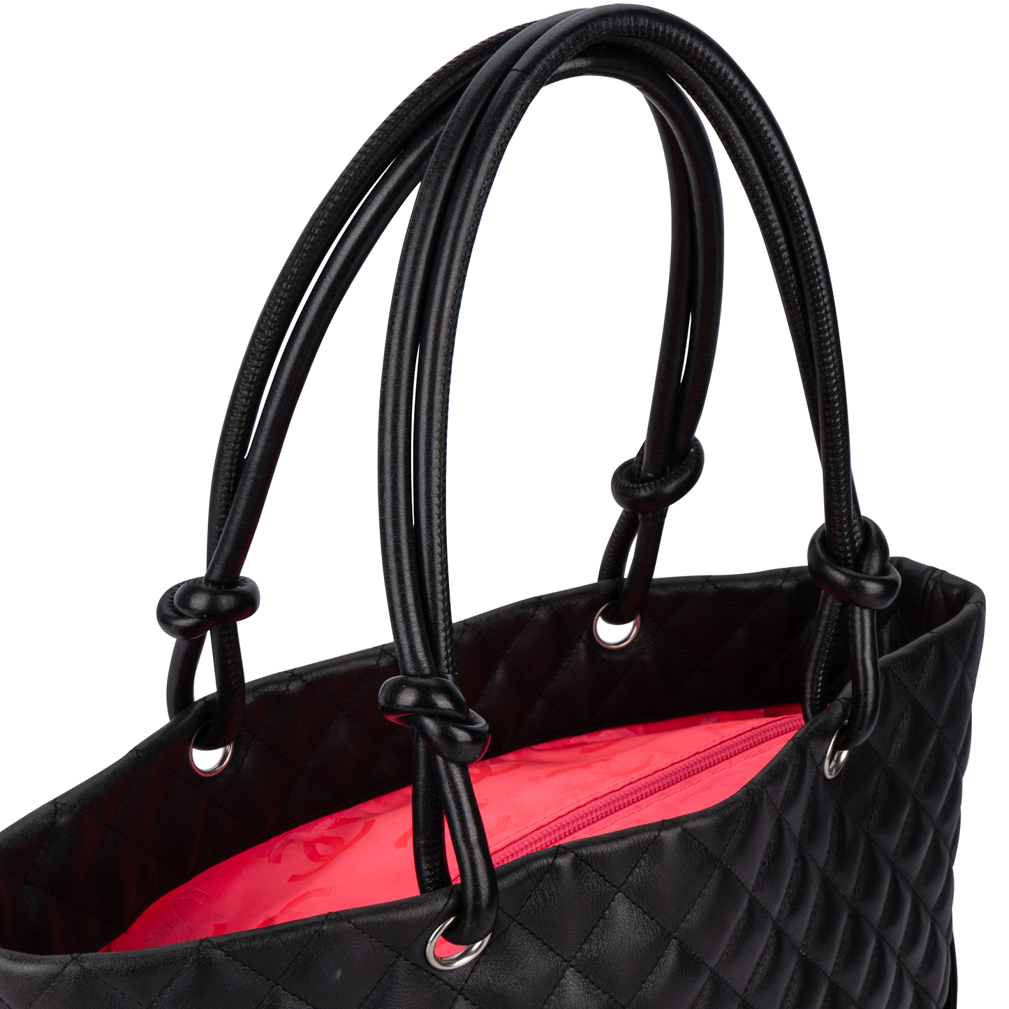 Chanel Quilted Leather Cambon Line Shoulder Bag