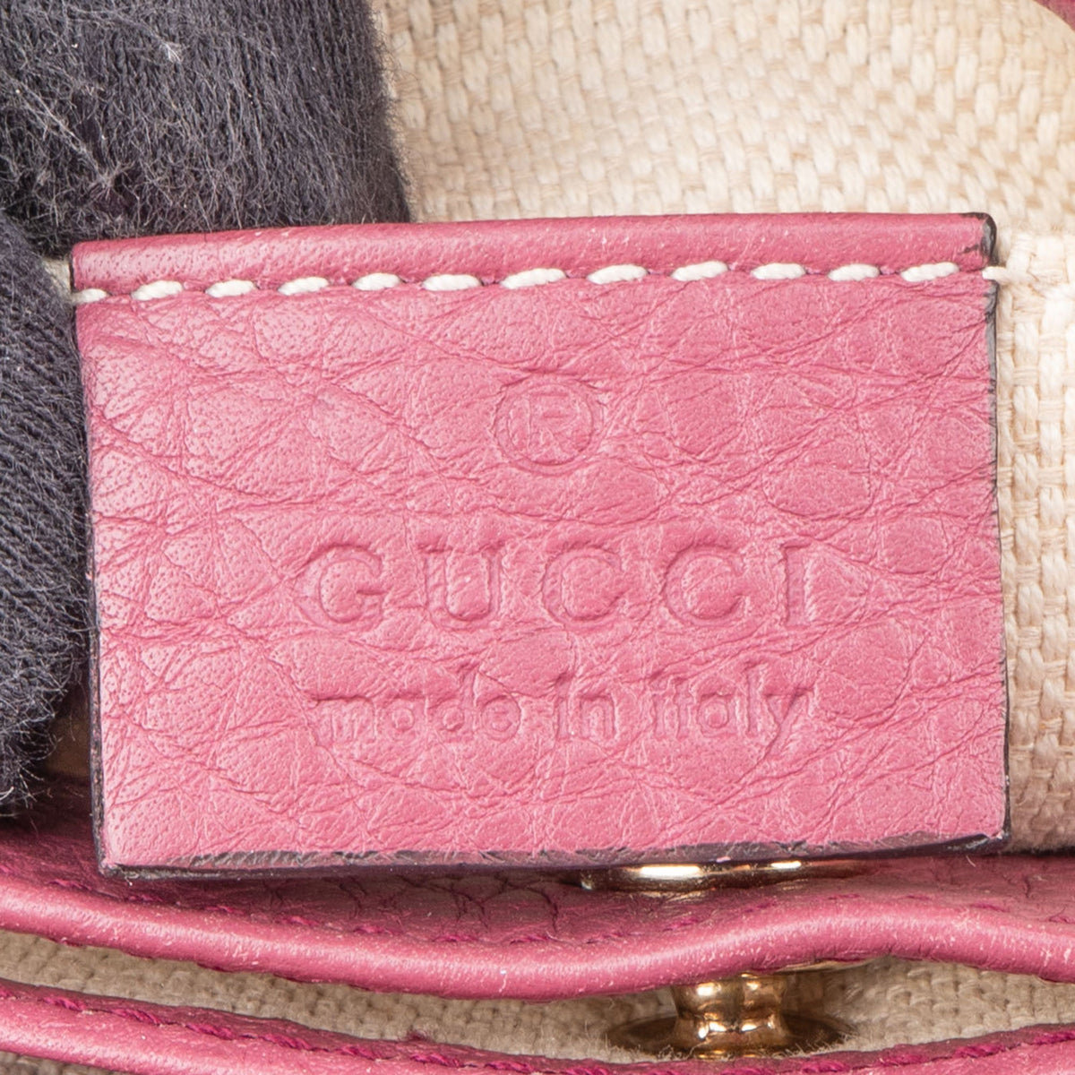 Gucci Leather GG Soho Crossbody Bag