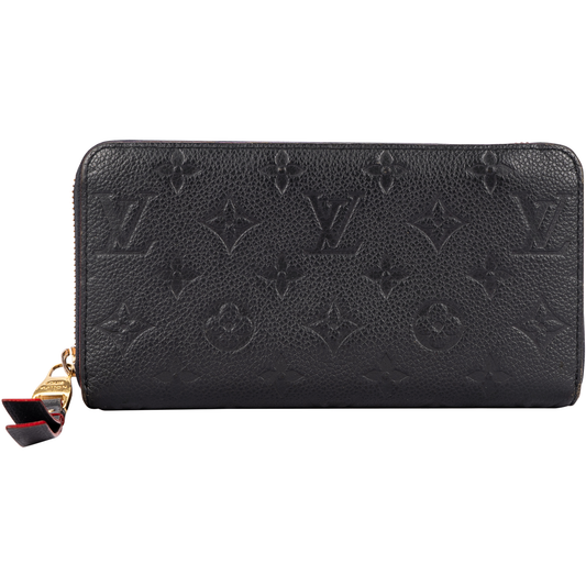 Louis Vuitton Engraved Monogram Zippy Wallet