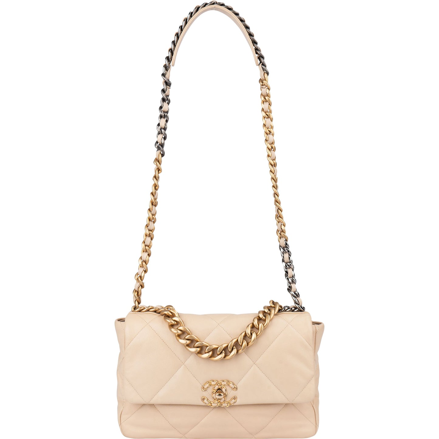 Chanel 19 Quilted Leather Single Flap Crossbody Bag