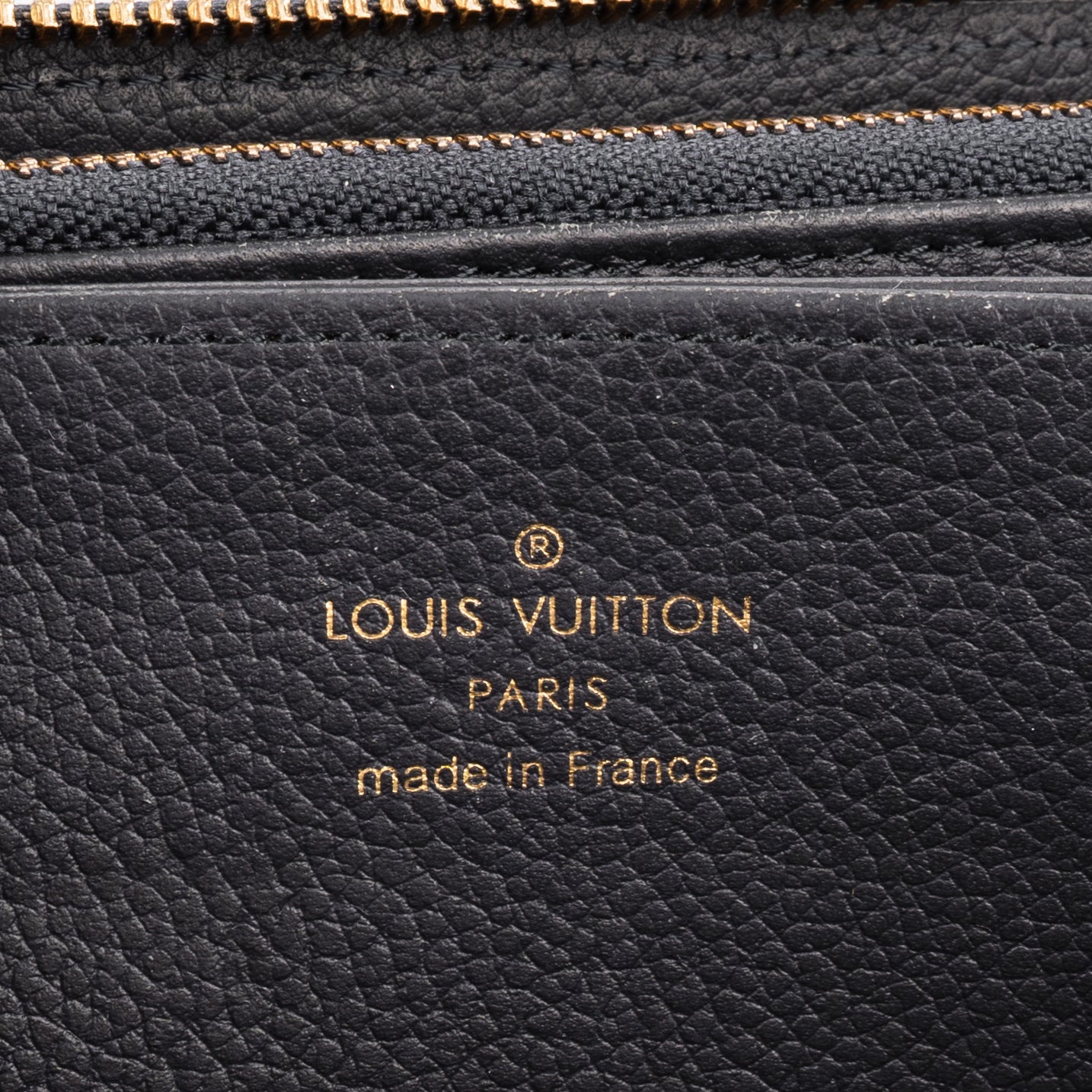 Louis Vuitton Engraved Monogram Zippy Wallet